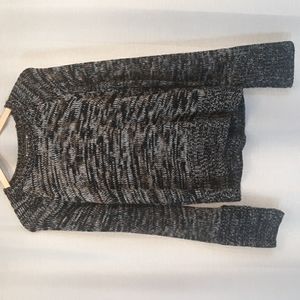 Black, White, Tan Knitted Sweater